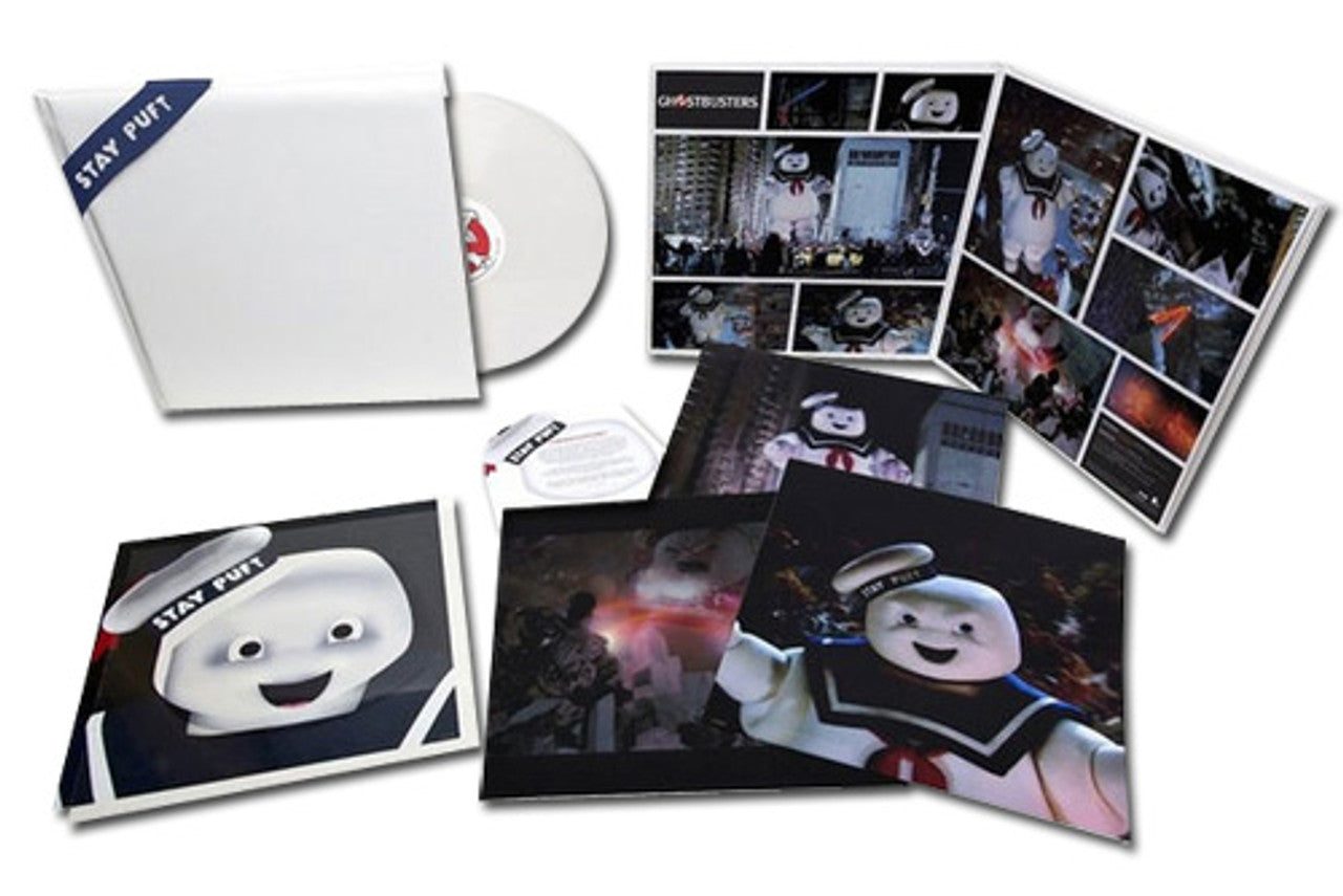 Ray Parker Jr./RUN-DMC - Ghostbusters: Stay Puft Edition [12''] (White Vinyl, Marshmallow-Scented, one-sided, 3D inserts, Stay Puft gatefold, VERY limited)