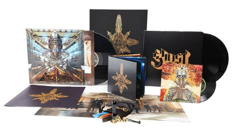 Ghost - Extended IMPERA [3LP+7'' Box Set] (3D die-cut gatefold vinyl jacket, wax seal kit with custom Ghost candles, band poster, 22 page photo book, gold foil number certification/limited)