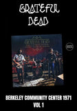 Grateful Dead -Berkeley Community Center 1971 Vol 1 [2LP] Limited Black vinyl, Gatefold (import)