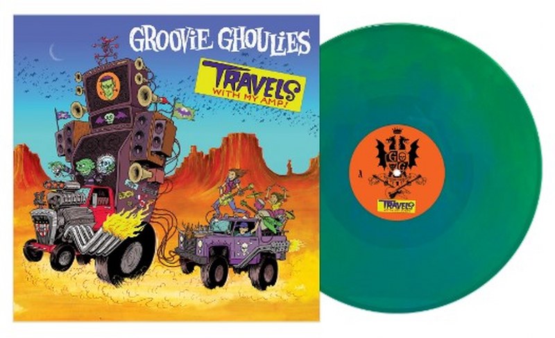 Groovie Ghoulies - Travels With My Amp [LP] (Blue & Green Galaxy Vinyl) (limited)