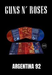 Guns N' Roses- Argentina 92 [2LP] Limited Red & Blue Colored Vinyl, Gatefold (import)