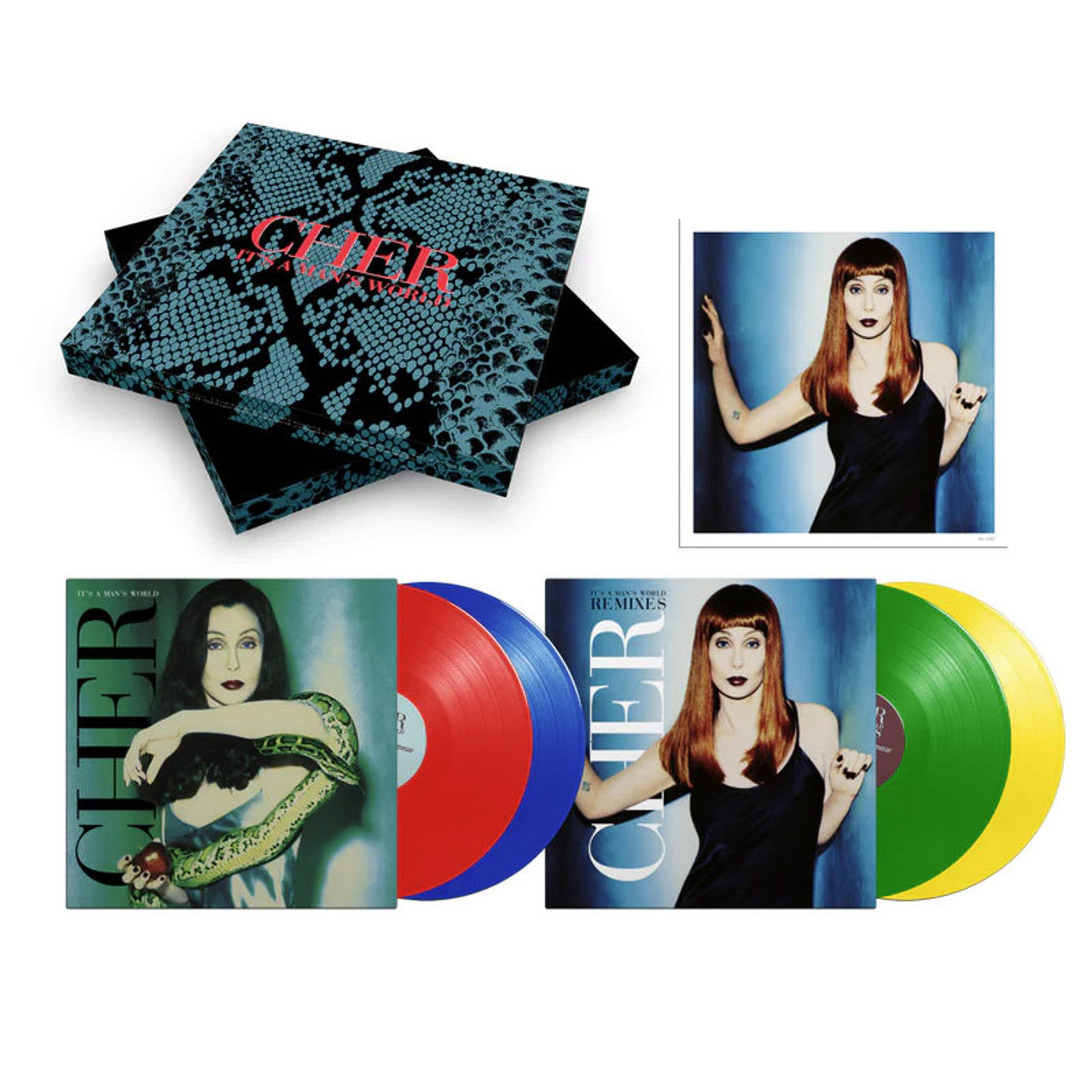 Cher - It's A Man's World [4LP] (Deluxe Edition, remastered, bonus remixes) Colored Vinyl