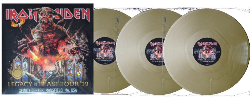 Iron Maiden - Legacy of The Beast Tour '19 [3LP] Limited Gold Marble Colored Vinyl, Hand-Numbered (import)