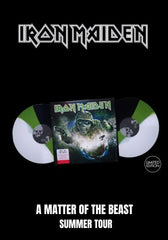 Iron Maiden - A Matter Of The Beast Summer Tour [2LP] Limited White/Green/Black Stripe Colored Vinyl, Gatefold (import)