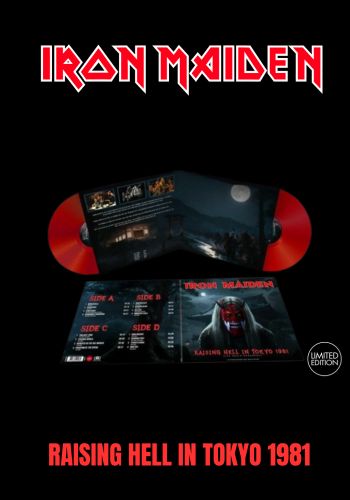 Iron Maiden -Raising Hell In Tokyo 1981 [2LP] Limited Red Colored Vinyl, Gatefold (import)