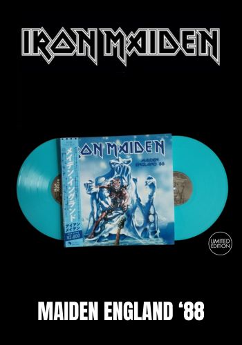 Iron Maiden - Maiden England '88 [2LP] Limited Turquoise Colored Vinyl, Gatefold, OBI (import)
