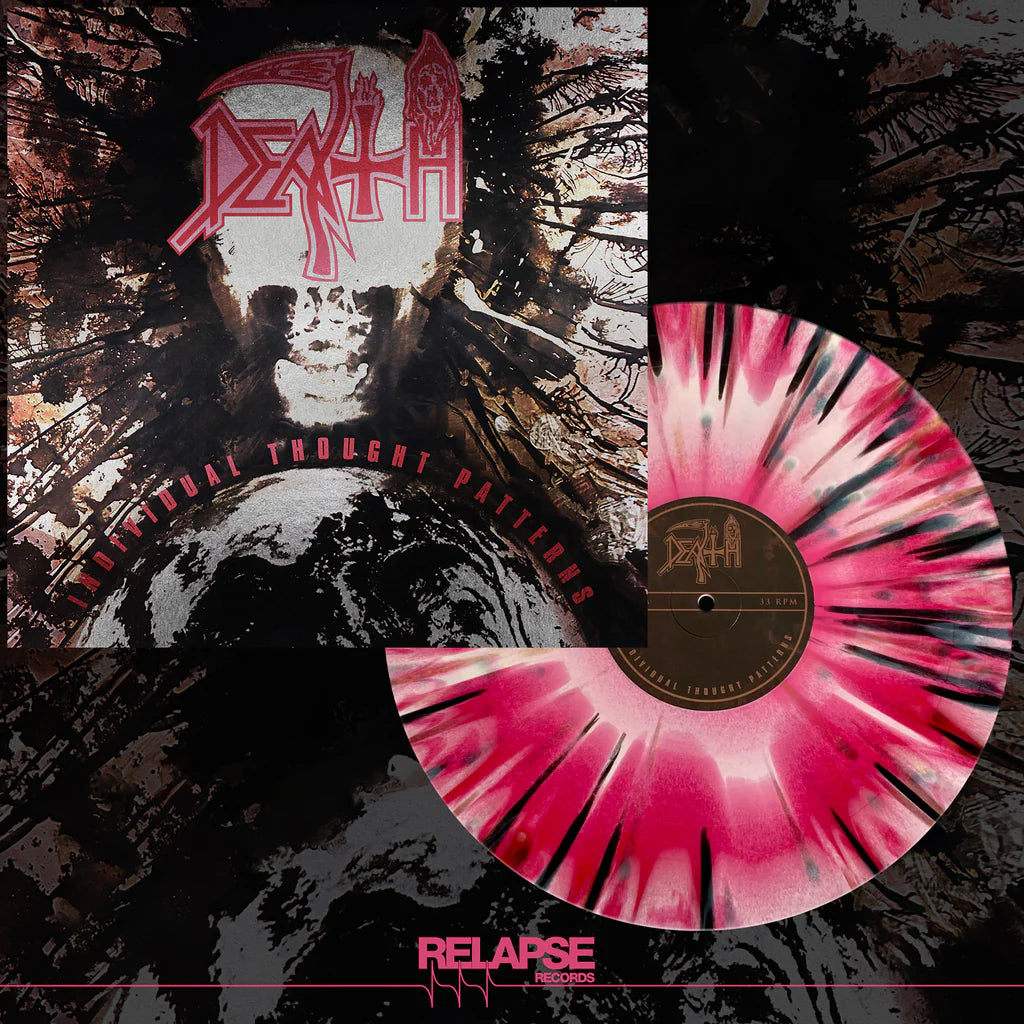 Death - Individual Thought Patterns [LP] (Hot Pink, Bone White & Red Tri Color Merge with Splatter Vinyl, reissue)