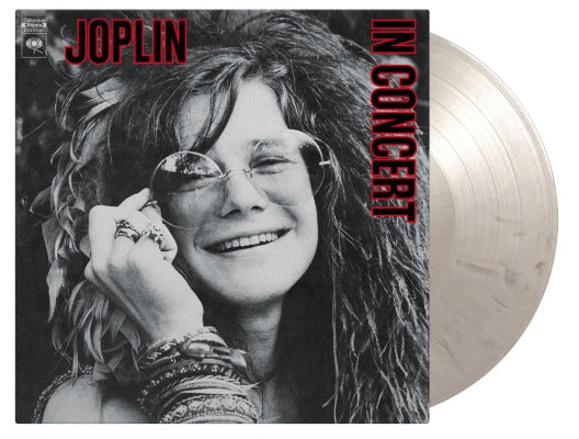 Janis Joplin - Joplin In Concert [2LP] (LIMITED BLACK & WHITE MARBLED 180 Gram Audiophile Vinyl, gatefold, numbered to 1500)