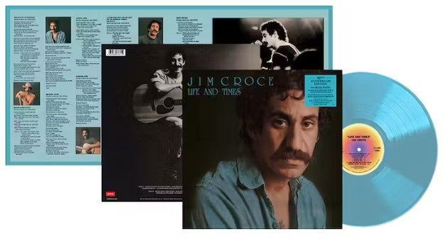 Jim Croce - Life And Times [LP]  50th Anniversary Limited Blue 180 Gram Vinyl, Gatefold