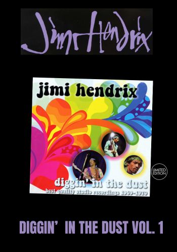 Jimi Hendrix - Diggin' In The Dust Vol 1 [LP] Limited Blue Splatter Colored Vinyl, Numbered