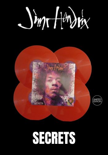 Jimi Hendrix - Secrets [4LP Box Set] Limited Red Colored Vinyl, Numbered (import)