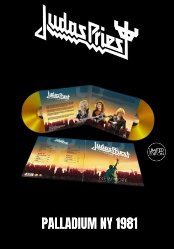 Judas Priest - Palladium NY 1981 [2LP] Limited 180gram Yellow Colored VInyl, Gatefold (import)