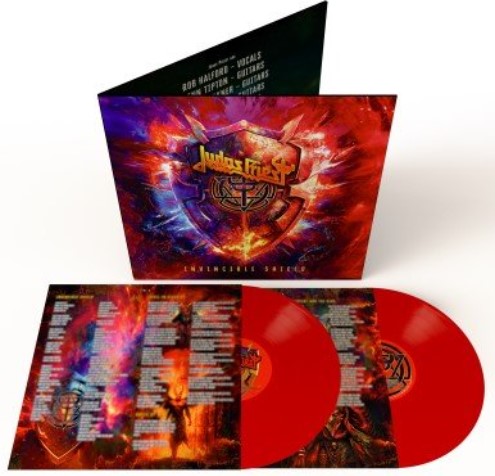Judas Priest - Invincible Shield [2LP] Limited Edition Red Colored Vinyl