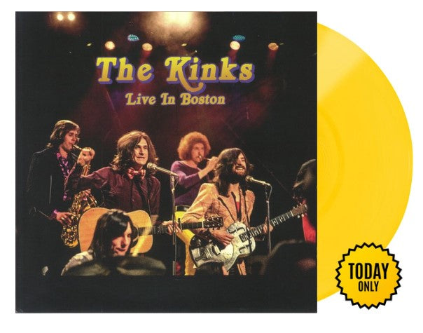 Kinks, The - Live In Boston  [LP] Limited Hand-Numbered 180gram Yellow Colored Vinyl (import) *** TODAY ONLY! ***