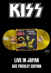 Kiss - Live In Japan (Ace Frehley) [2LP] Limited Yellow Swirl Colored Vinyl, Gatefold, Poster, Ticket, Booklet (import)