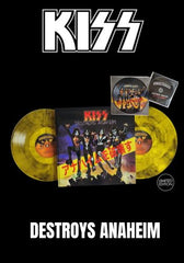 Kiss - Destroys Anaheim [2LP, 7" Picture Disc, DVD Hard Cover Book Set] Limited  Yellow Smoke Colored Vinyl (import)