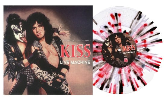 Kiss - Live Machine: Radio Broadcast Recordings [LP] Limited Edition Splatter Colored 10" Vinyl (import)