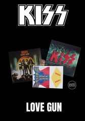 Kiss -Love Gun [LP] Limited Black Vinyl, Cardboard Gun Cut-Out, Insert (import)