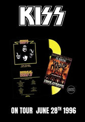 Kiss - On Tour June 28th 1996 [2LP] Limited Yellow Colored Vinyl, Poster (import)