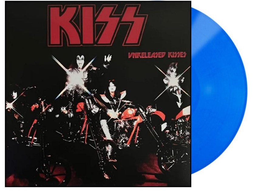 Kiss - Unreleased Kisses [LP] Limited Edition Blue Colored VInyl,, Pop-Up Gatefold (import)