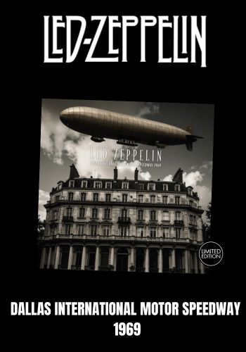 Led Zeppelin - Dallas International Motor Speedway 1969 [2LP] Limited Clear Colored Vinyl, Gatefold (import)