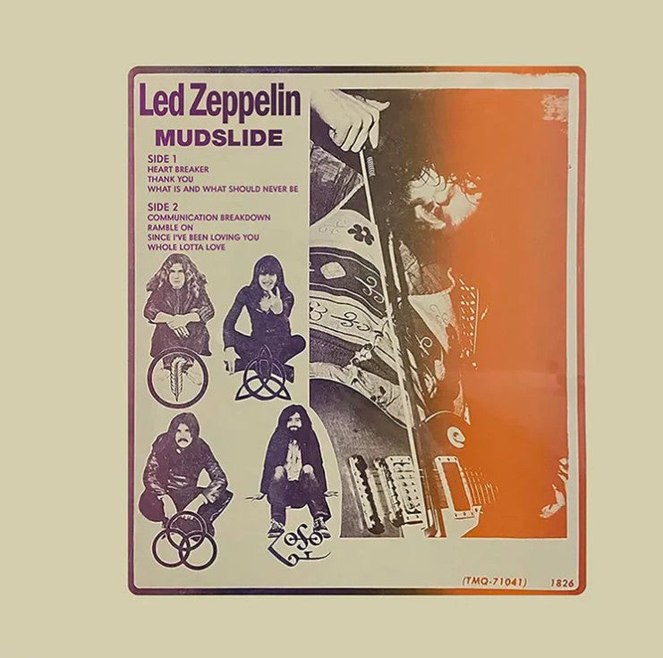 LED ZEPPELIN MUDSLIDE 5-406 LPレコード Led Zeppelin - Mudslide [LP] Limited Black Vinyl (import