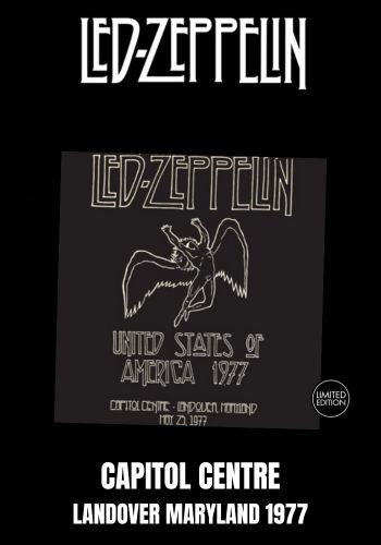 Led Zeppelin -Capitol Centre, Landover Maryland, May 25, 1977 [4LP] Limited Splatter Colored Vinyl (import)