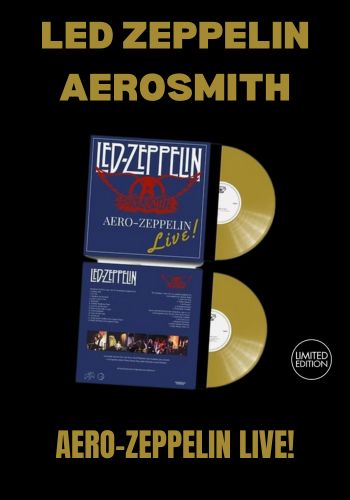 Led Zeppelin / Aerosmith - Aero-Zeppelin Live! [2LP] Limited Gold  Colored VInyl (import)