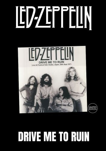 Led Zeppelin - Drive Me To Ruin [LP] Limited Black Vinyl (import)