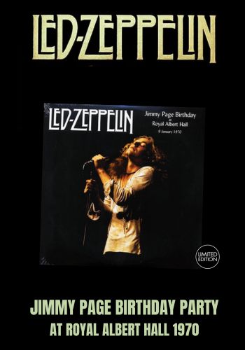Led Zeppelin - Jimmy Page Birthday Party At Royal Albert Hall [2LP] Limited Black Vinyl, Gatefold (import)
