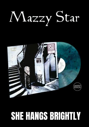Mazzy Star - She Hangs Brightly [LP] Limited Aqua Black Marble Colored Vinyl