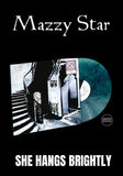 Mazzy Star - She Hangs Brightly [LP] Limited Aqua Black Marble Colored Vinyl