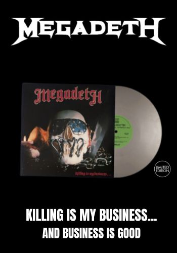 Megadeth - Killing Is My Business...And Business Is Good! [LP] Limited 40th Anniversary Opaque Silver Colored Vinyl