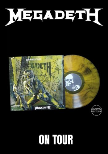 Megadeth - Megadeth Tour [LP] Limited Yellow & Black Marble Clored Vinyl (import)