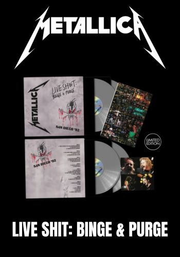 生産限定盤 LLICA LIVE SHIT: Binge & Purge Metallica – Live Shit: Binge & Purge – Box Set 3 x CD, 3 x