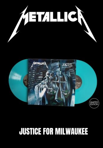 Metallica - Justice In Milwaukee [2LP] Limited Aqua Blue Colored Vinyl, Gatefold (import)