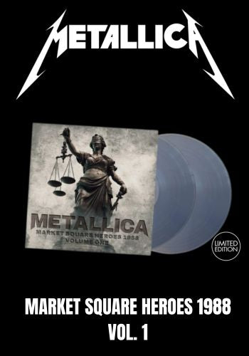 Metallica - Market Square Heroes 1988 Vol. 1 [2LP] Limited Clear Colored, Gatefold (import)