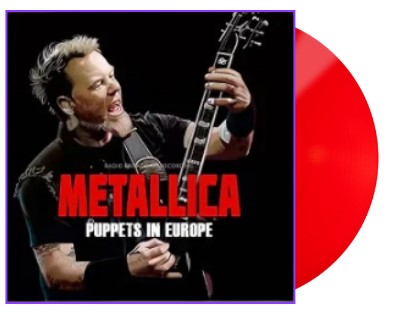 Metallica - Puppets In Europe [LP] Limited Red colored vinyl (import)
