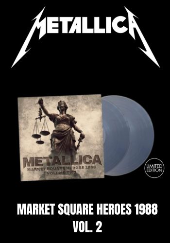 Metallica - Market Square Heroes 1988 Vol. 2 [2LP] Limited Clear Colored, Gatefold (import)