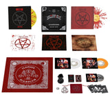 Motley Crue - Shout At The Devil [2LP+2x7''+2CD+Cassette] (Colored Vinyl, 40th Anniversary Box Set, felt bag, adapter, candle holder, tarot cards, seance board, litho art prints)