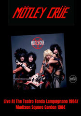 Motley Crue - Live At The Teatro Tenda Lampugnano 1984/ Madison Square Garden 1984 [2LP] Limited Black Vinyl, Numbered (import)