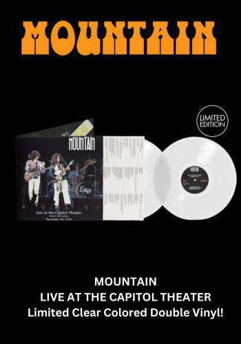 Mountain - Live At The Captol Theater [2LP] Limited Clear Colored Vinyl (import)