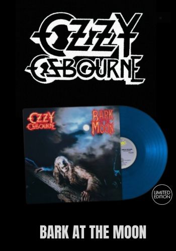 Ozzy Osbourne - Bark At The Moon [LP] Limited Cobalt Blue Colored Vinyl, Poster