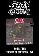 Ozzy Osbourne - No Rest For The City Of Brotherly Love [2LP] Limited Milky Clear Colored Viny, Hand-Numbered