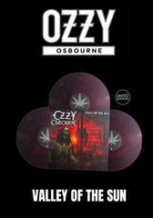 Ozzy Osbourne- Valley Of The Sun [3LP] Limited Translucent Red W/ Black Smoke Colored Viny, Hand-Numbered  (import)