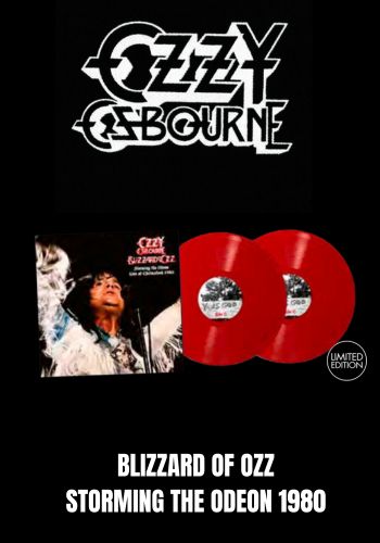 Ozzy Osbourne - Blizzard Of Ozz: Storming The Odeon [2LP] Limited Edition Red Colored Vinyl, Numbered (import)