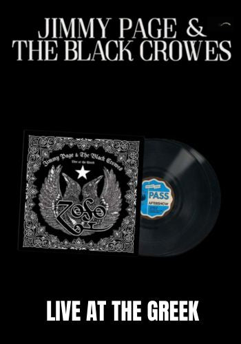 Jimmy Page & The Black Crowes - Live At The Greek [2LP] Black vinyl, gatefold