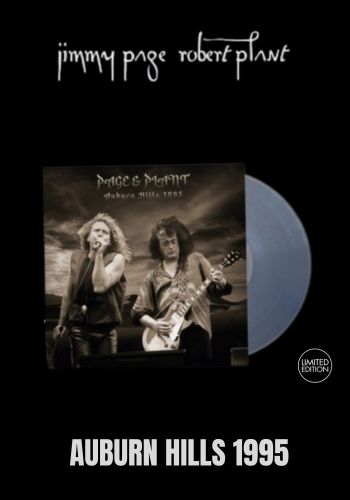 Page & Plant - Auburn Hills 1995 [LP] Limited Clear Colored Vinyl (import)