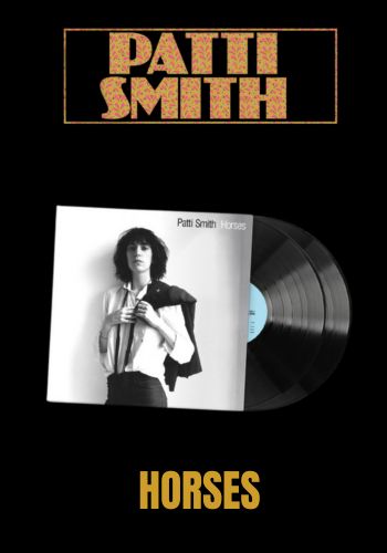Patti Smith - Horses [2LP] Limited 50th Anniversary Black Vinyl, Gatefold