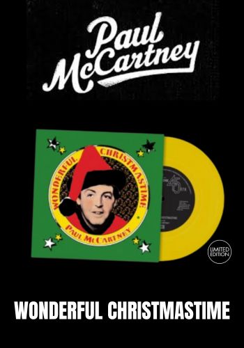 Paul McCartney - Wonderful Christmastime [7"] Limited Yellow Colored Vinyl